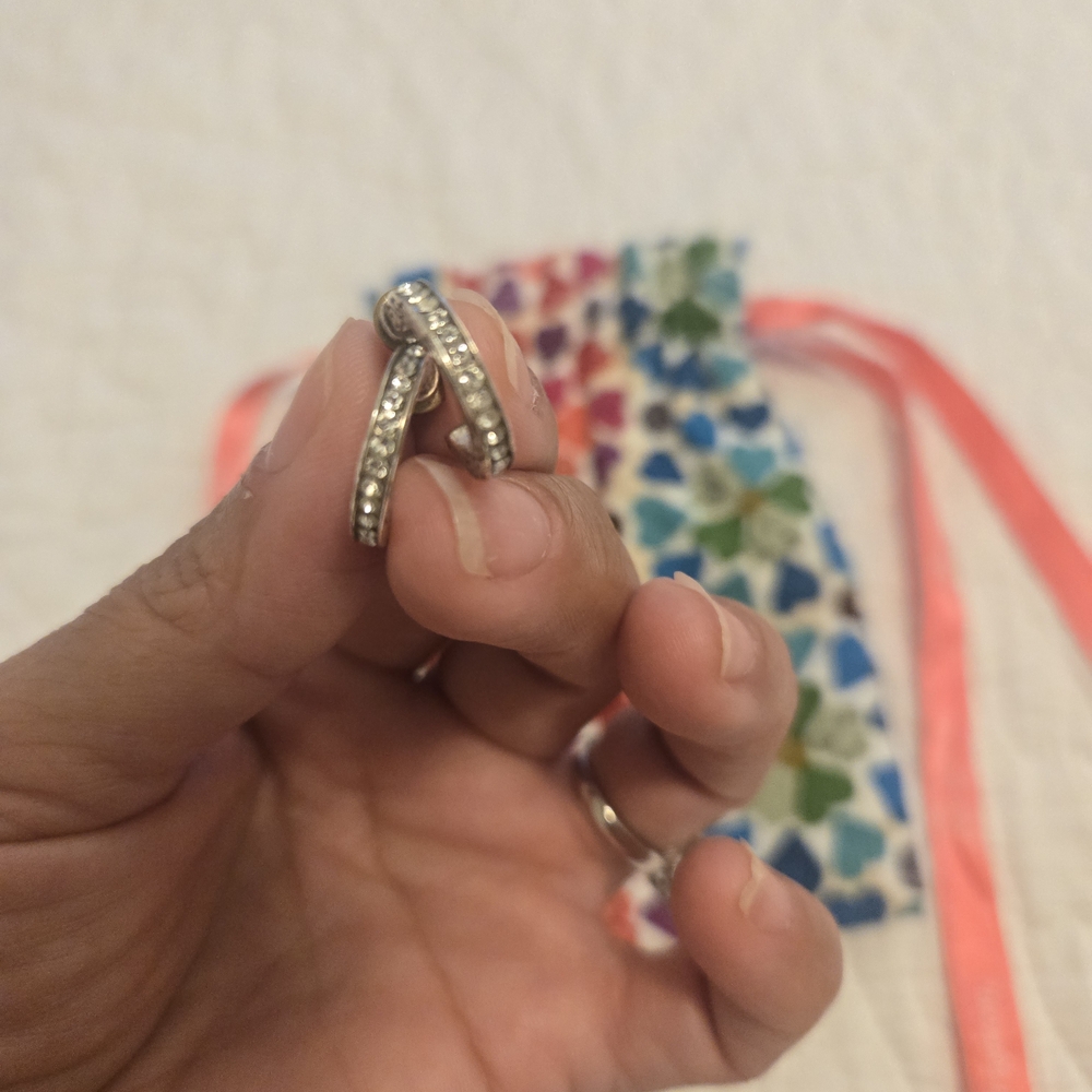 Brighton Silver Hoop Earrings